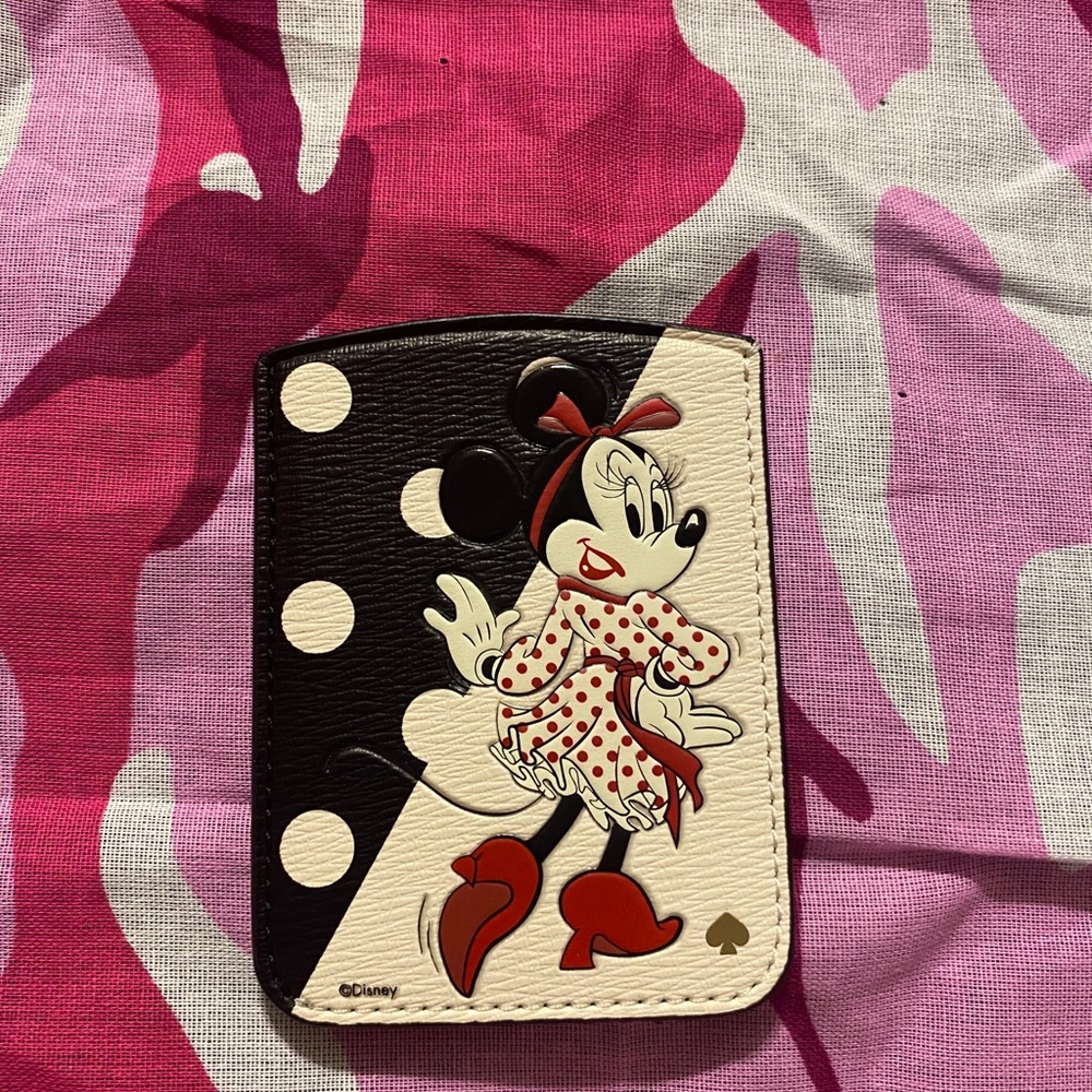 🌺KATE SPADE🌺 Minnie Mouse phone sticker pocket - Picture 3 of 3
